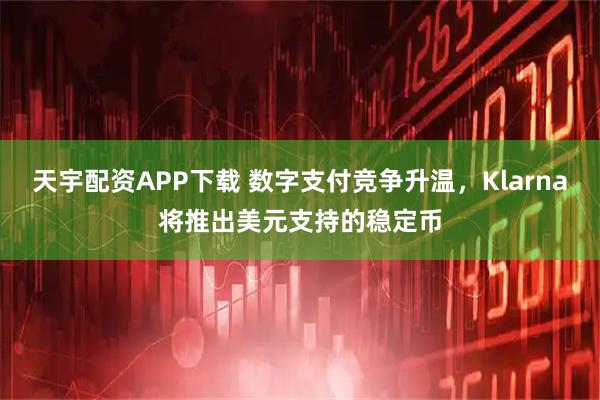 天宇配资APP下载 数字支付竞争升温，Klarna将推出美元支持的稳定币